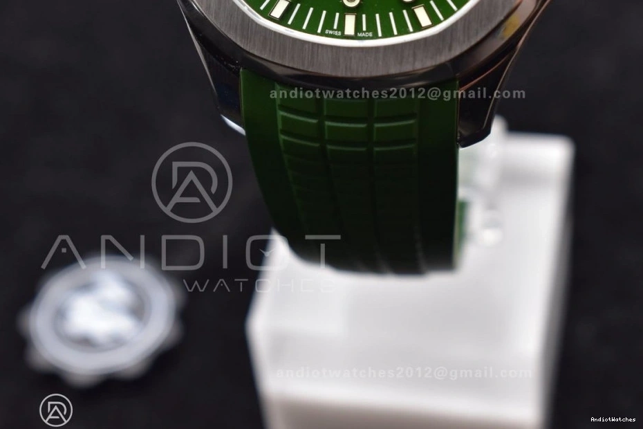 ZF Strap Dial 5168G 324CS Green Aquanaut Rubber 1:1 42mm On Best Edition Green 514 NewStyle SS 1026